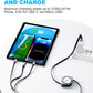 Multi Charging Cable 3A 2Pack 4Ft Retractable Multi Charging