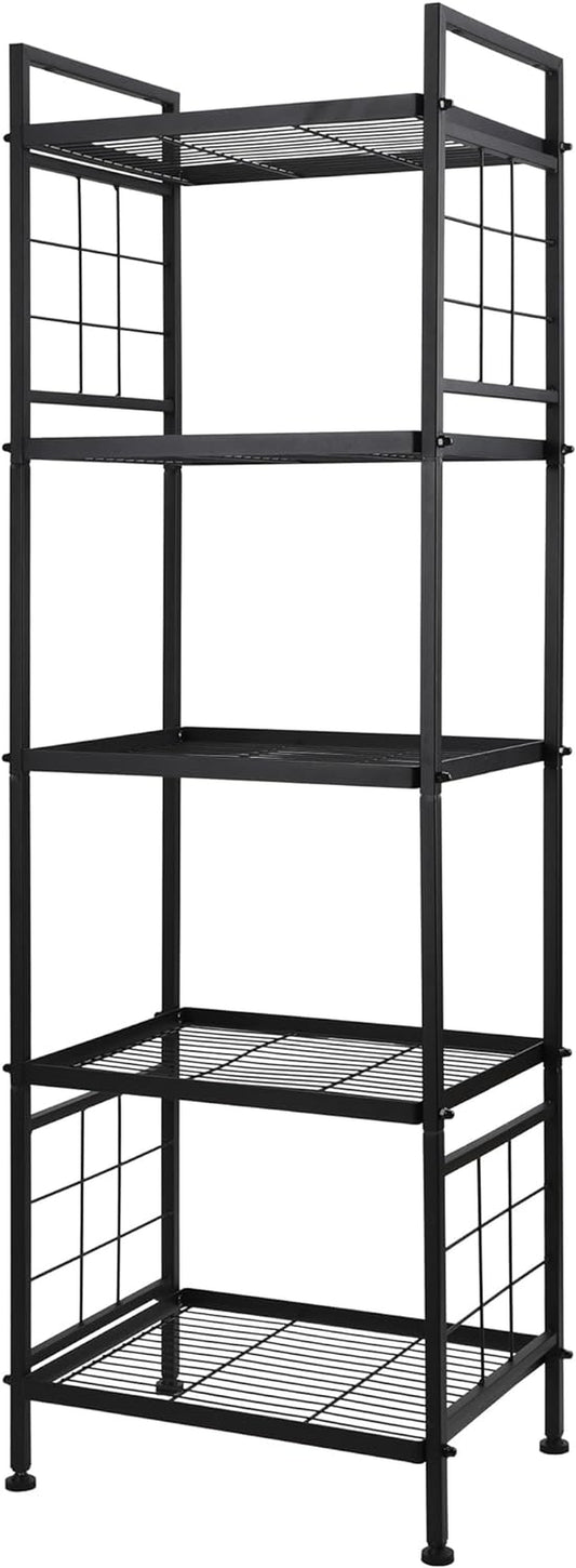 5-Wire Standing Storage Shelves, Metal Shelving Unit Pantry Rack for Laundry 