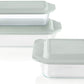   with Bpa Free Lids Rectangular Glass Bakeware