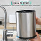 Kitchen Utensil Holder Extra Large 360°Rotating for Counter Organizer Stainless Steel