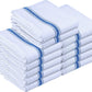 Blue Dish Towels 12 Pack15 X 25 Inches 100% Ring Spun Cotton Kitchen Towels