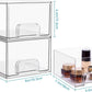 Tall Acrylic Bathroom Makeup Organizer Plastic Storage Bins