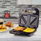 Electric Sandwich Maker with Non Stick Plates Indicator Lights 