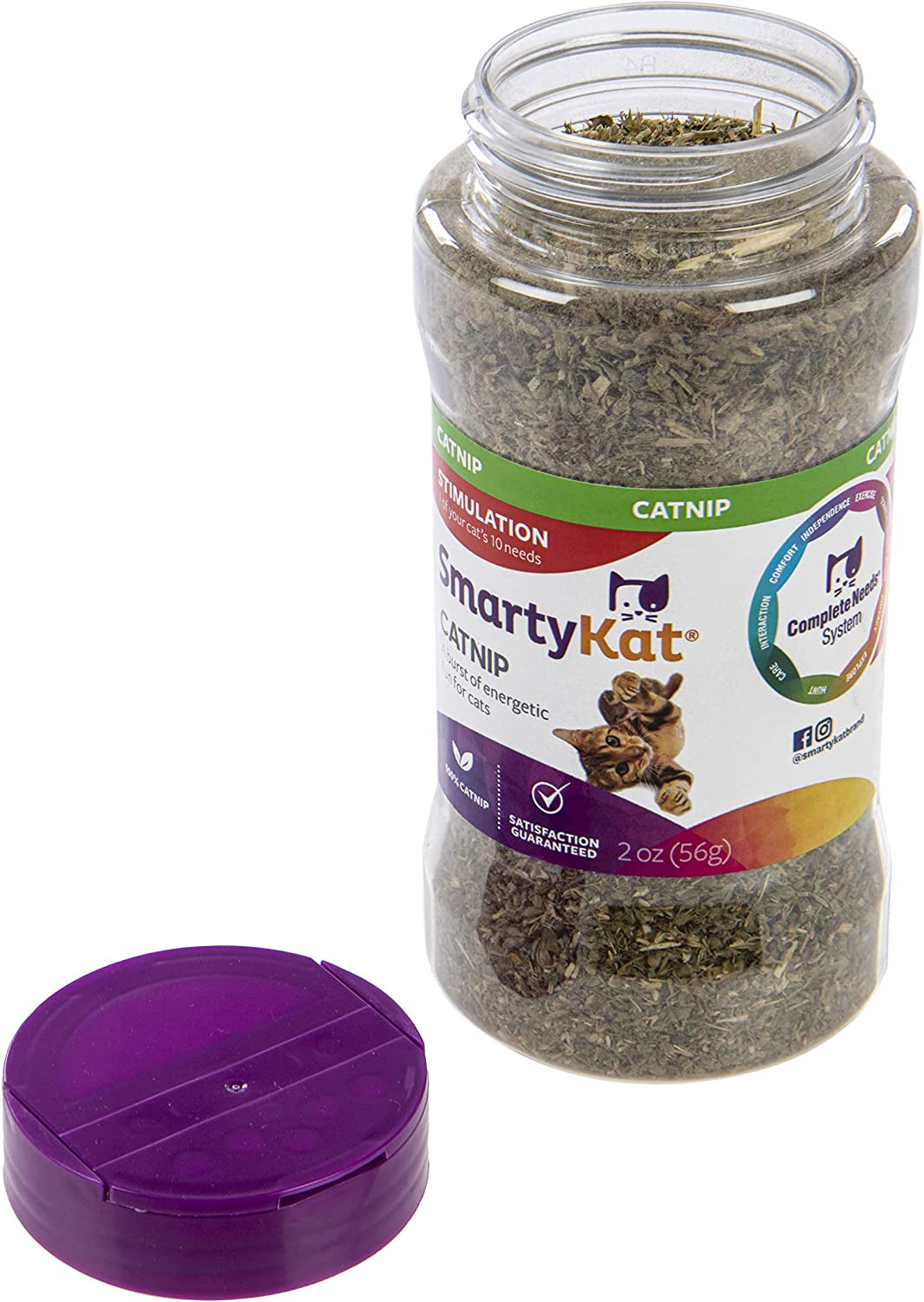 Catnip for Cats & Kittens, Shaker Canister 2 Ounces