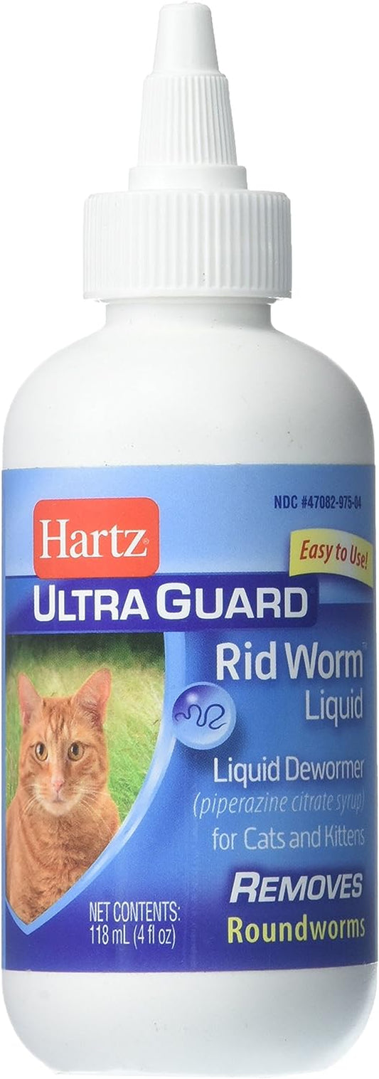 Ultraguard Rid Worm Liquid for Cats 4 Oz Pack of 1