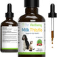 Milk Thistle for Dogs Supports Liver Health Protects Liver Glycerin