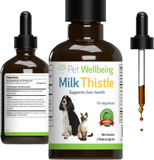 Milk Thistle for Dogs Supports Liver Health Protects Liver Glycerin