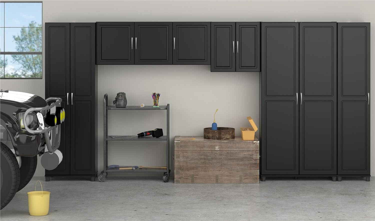 Evolution Kendall 24 Wall Cabinet in Black