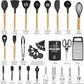 34PCS Silicone Cooking Utensils with Holder Heat Resistant