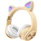 Cute Cat Ear Style Wireless Bluetooth Light Headset