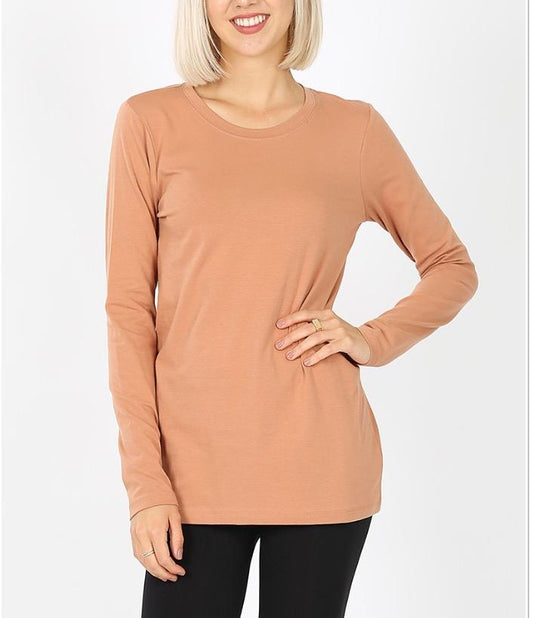 Long Sleeve Top in Egg Shell