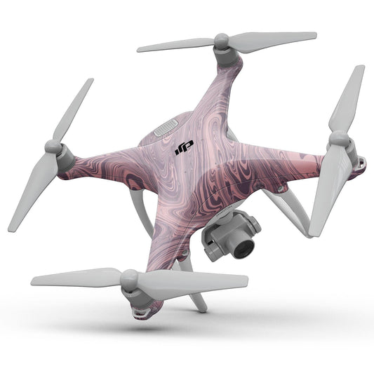 Marbleized Swirling Pink and Purple - Full-Body Skin Kit for the DJI
