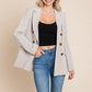 Double Breasted Lapel Collar Jacket Blazer