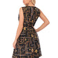 Calison Women's Printed Slim-Fit Fashion Sleeveless Sun Dress