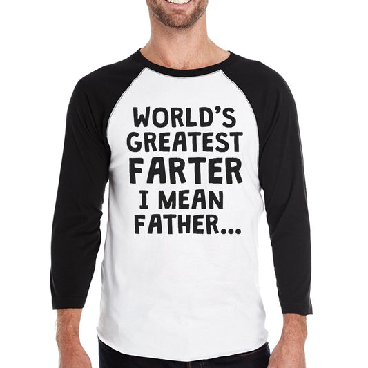 Farter I Mean Father Mens Baseball Shirt Filial